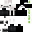 Minecraft skin texture, 64x64 pixels