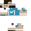 Minecraft skin texture, 64x64 pixels