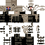 Minecraft skin texture, 64x64 pixels