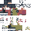 Minecraft skin texture, 64x64 pixels