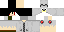 Minecraft skin texture, 64x32 legacy pixels