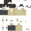 Yellow Minecraft skin texture, 64x64 pixels