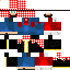 Minecraft skin texture, 64x64 pixels