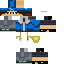 Minecraft skin texture, 64x64 pixels