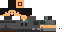 Minecraft skin texture, 64x32 legacy pixels