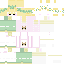 Minecraft skin texture, 64x64 pixels