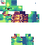 Minecraft skin texture, 64x64 pixels