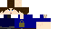 Minecraft skin texture, 64x32 legacy pixels