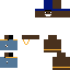 Minecraft skin texture, 64x64 pixels