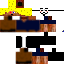 Minecraft skin texture, 64x64 pixels