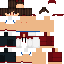 Minecraft skin texture, 64x64 pixels