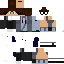 Minecraft skin texture, 64x64 pixels
