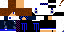 Minecraft skin texture, 64x32 legacy pixels