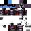 Minecraft skin texture, 64x64 pixels