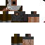 Minecraft skin texture, 64x64 pixels