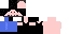 Minecraft skin texture, 64x32 legacy pixels