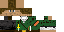 Minecraft skin texture, 64x32 legacy pixels