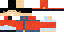 Minecraft skin texture, 64x32 legacy pixels