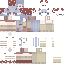 Minecraft skin texture, 64x64 pixels
