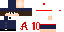 Minecraft skin texture, 64x32 legacy pixels