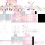 Minecraft skin texture, 64x64 pixels