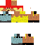 Minecraft skin texture, 64x64 pixels