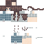 Minecraft skin texture, 64x64 pixels
