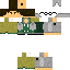 Minecraft skin texture, 64x64 pixels