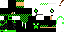 Minecraft skin texture, 64x32 legacy pixels