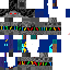 Minecraft skin texture, 64x64 pixels