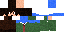 Minecraft skin texture, 64x32 legacy pixels