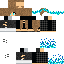 Minecraft skin texture, 64x64 pixels