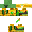 Minecraft skin texture, 64x64 pixels