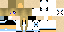 Minecraft skin texture, 64x32 legacy pixels