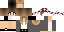 Minecraft skin texture, 64x32 legacy pixels
