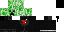 Minecraft skin texture, 64x32 legacy pixels