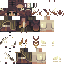Minecraft skin texture, 64x64 pixels