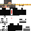 Minecraft skin texture, 64x64 pixels