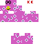 Minecraft skin texture, 64x64 pixels