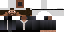 Minecraft skin texture, 64x32 legacy pixels