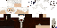 Minecraft skin texture, 64x32 legacy pixels