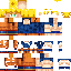 Minecraft skin texture, 64x64 pixels