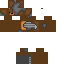 Minecraft skin texture, 64x64 pixels