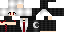 Minecraft skin texture, 64x32 legacy pixels