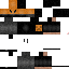 Minecraft skin texture, 64x64 pixels