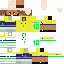 Minecraft skin texture, 64x64 pixels
