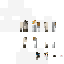 Minecraft skin texture, 64x64 pixels