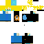 Minecraft skin texture, 64x64 pixels