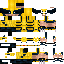 Minecraft skin texture, 64x64 pixels