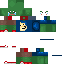 Minecraft skin texture, 64x64 pixels